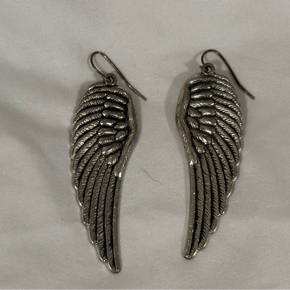 Angel Wing Earrings - Picture 1 of 2